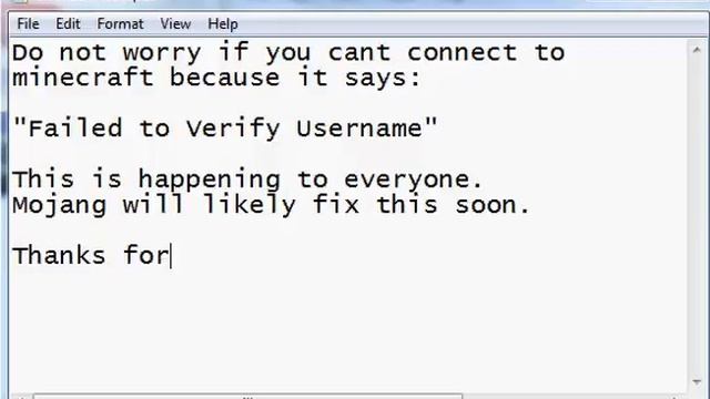 Click this if you are having the minecraft problem for "Failed to Verify Username"