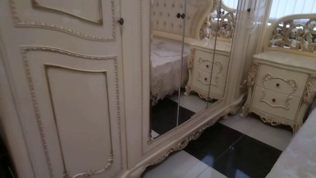 Спальня Джоконда Крем глянец от фабрики Эра мебель.