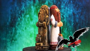 Славянский бог Сварог, бог кузнец, оберег сварога, оберег сварожич, обереги, славянские фигурки