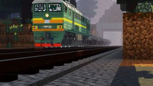 Russian Trains In Minecraft #2 - Immersive Railroading