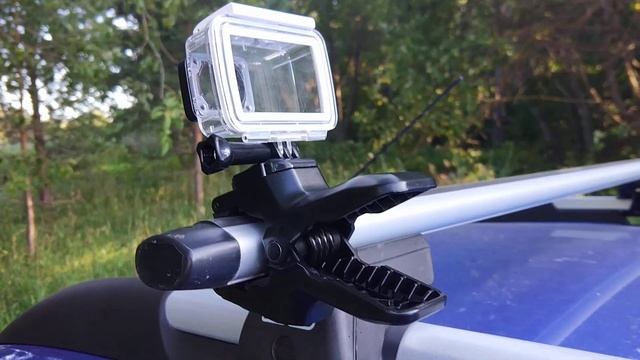 Мощные крепления для экшн камеры. Зажим-прищепка и присоска. VидеоОтzыв. смотреть онлайн