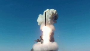 Фрегат "Маршал Шапошников" выполнил пуск ракеты "Калибр"