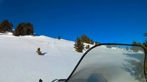 Баштала. Вид на Белуху. Покатушки на снегоходе