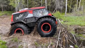Вездеход BigBo! Тест на болоте.