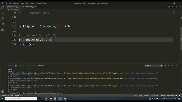 Lambda Functions In Python | Python Tutorial #32