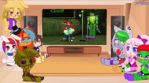 Security Breach react to Freddy's Spaghetteria Security Breach Ft.Glitchtrap(REUPLOAD)