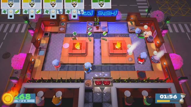 Overcooked! 2 (PC) - Ft. AWildFanAppeared, MagicalPhi, CynathShyish 07/09/2021 смотреть онлайн