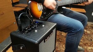 Nux Mighty 8BT quick sound test Acoustic & Electric guitar (camera sound)