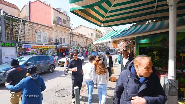 JERUSALEM. The Unique Atmosphere of The Eastern Bazaar. Mahane Yehuda Market смотреть онлайн