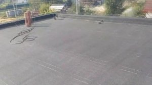 Сделал плоскую наплавляемую кровлю (гидроизоляция + разуклонка)