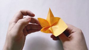 Origami GLADIOLUS | How to make a paper gladiolus | Origami flowers