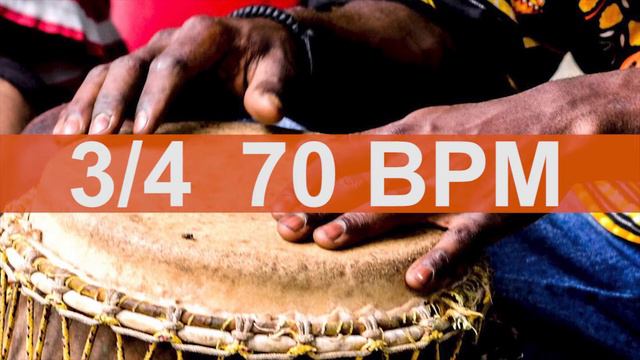 🔴 70 BPM 3/4 Latin Percusión Metronome смотреть онлайн