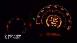Fiat 500 Abarth 1.4 16V Turbo 0-100 acceleration