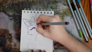 Ручки капиллярные с FixPrice (обзор+рисовашки)