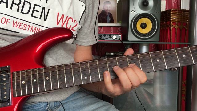 Joe Satriani - War solo Lesson part 1