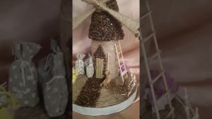 Творческая поделка в школу "мельница"