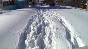 Вольво XC60 по снегу на переднем приводе