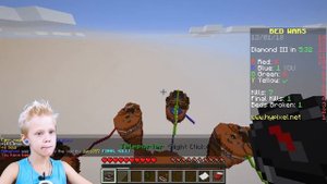 ПАПА ИГРАЕТ В MINECRAFT! Почти Про? Бед Варс в Майнкрафте