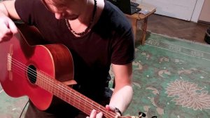 Бридж мастеровой классической гитары. Лаковое покрытие и порожек