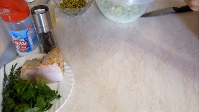 Легкий САЛАТ без МАЙОНЕЗА рецепт салат СВЕЖЕНЬКИЙ Salad without mayonnaise recipe смотреть онлайн