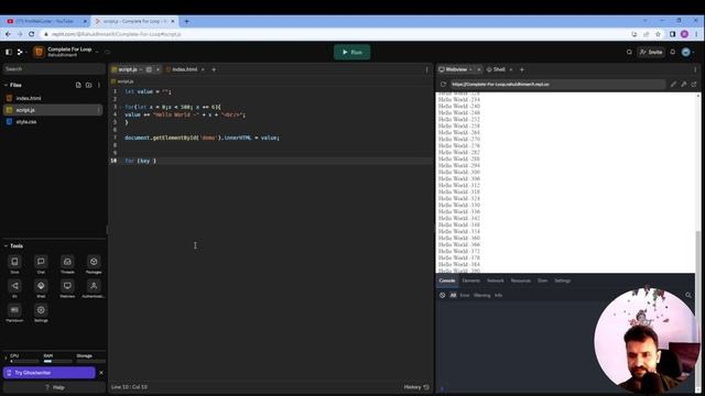 Javascript #17 for Loop #2023 #javascriptforloop #codinginhindi #advancedprogramming