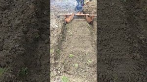 Шнековый грядообразователь в деле!