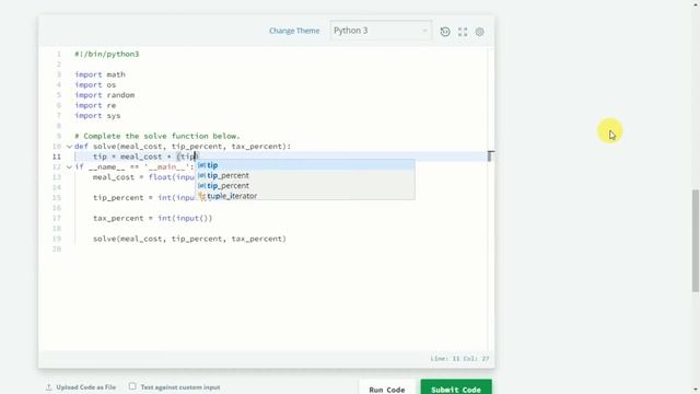 Day 2 Operators | HackerRank 30 Days Challenge Python by Mahesh Huddar