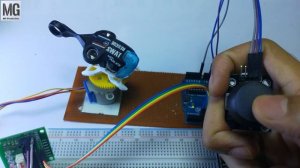 28BYJ-48 Stepper Motor Control with Joystick Using Arduino
