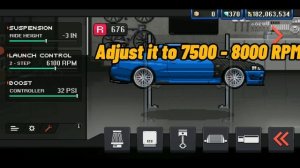 Pixel Car Racer - HOW TO LAUNCH CONTROL (3 Step)