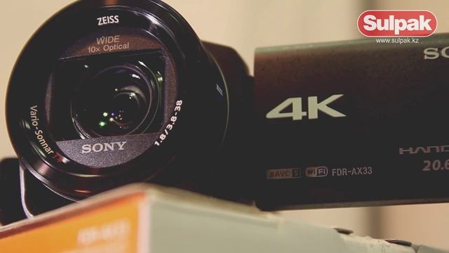 Распаковка 4K камеры Sony FDR AX33 смотреть онлайн
