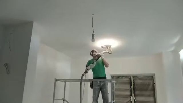 Шлифовка потолка .Макалистер 710.