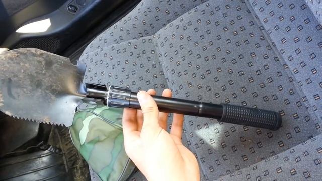 ОБЗОР КИТАЙСКОЙ МИНИ ЛОПАТЫ (mini shovel from china) смотреть онлайн