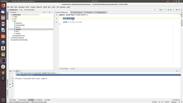 Java Dərsləri 28 - İnterfaece-lər, interface dəyişənləri, default və static metodlar смотреть онлайн