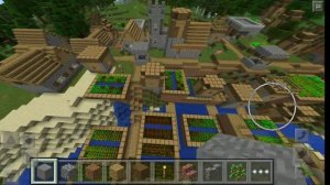 самая большая деревня в Майнкрафте