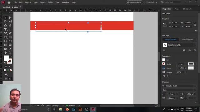 Adobe InDesign Tutorial 2021 | LIVE | Image Adjustment, Mask, Image on Text, Pattern Design, Text