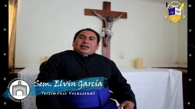Testimonio vocacional del seminarista Elvin Garcias.