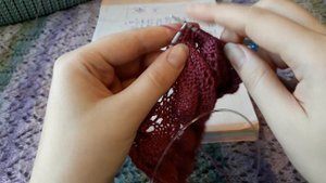 № 8.2. ЧАСТЬ 2. Вяжу образец из пряжи Лидия