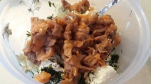 Тарталетки с форелью и творожным сыром