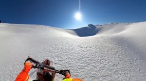 Катка в лучшем сноубайк споте с GoPro MAX (360)