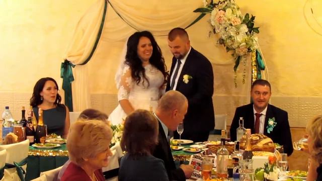 Поздравление от бабушек и дяди на свадьбе 2018 Запорожье ведущая тамада Мария смотреть онлайн
