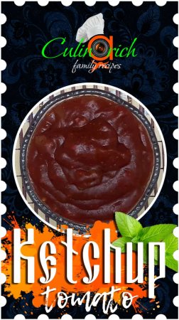 Tomato ketchup - right recipe from «Culinarich»