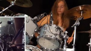 Smoke On The Water; drum cover by Sina