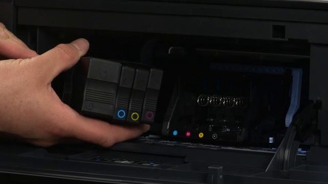 Распаковка и настройка | Широкоформатные МФУ HP OfficeJet Pro 7730/7740 All-in-One | HP Support смотреть онлайн