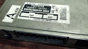 Распиновка ЭБУ TOYOTA 4E-FE.