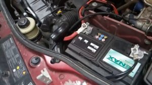 ГБО на Duster. Место для установки редуктора Tomasetto