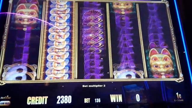 Nice Run On PROSPERITY CATS Slot Machine Aristocrat Game - Ms.Kitty Slot Channel смотреть онлайн