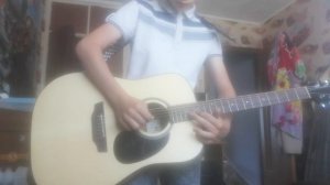 мой первый прогресс в изучении песни metallica-master of puppets