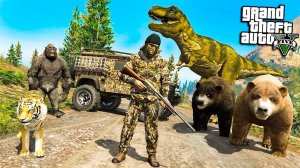 ОХОТА НА ЭКЗОТИЧЕСКИХ ЖИВОТНЫХ В ГТА 5 МОДЫ ОБЗОР МОДА GTA 5 ИГРЫ ВИДЕО MODS