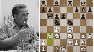 Ефим Геллер в 22 хода Громит Ботвинника в Староиндийке! Шахматы.