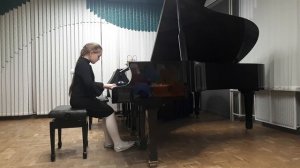 И.С. Бах "Хоральная прелюдия для органа №1", исполнитель Егорьева Мария, 8 лет, фортепиано, соло
